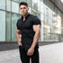 Muscle Men's Fitness Shirt Short-Sleeved